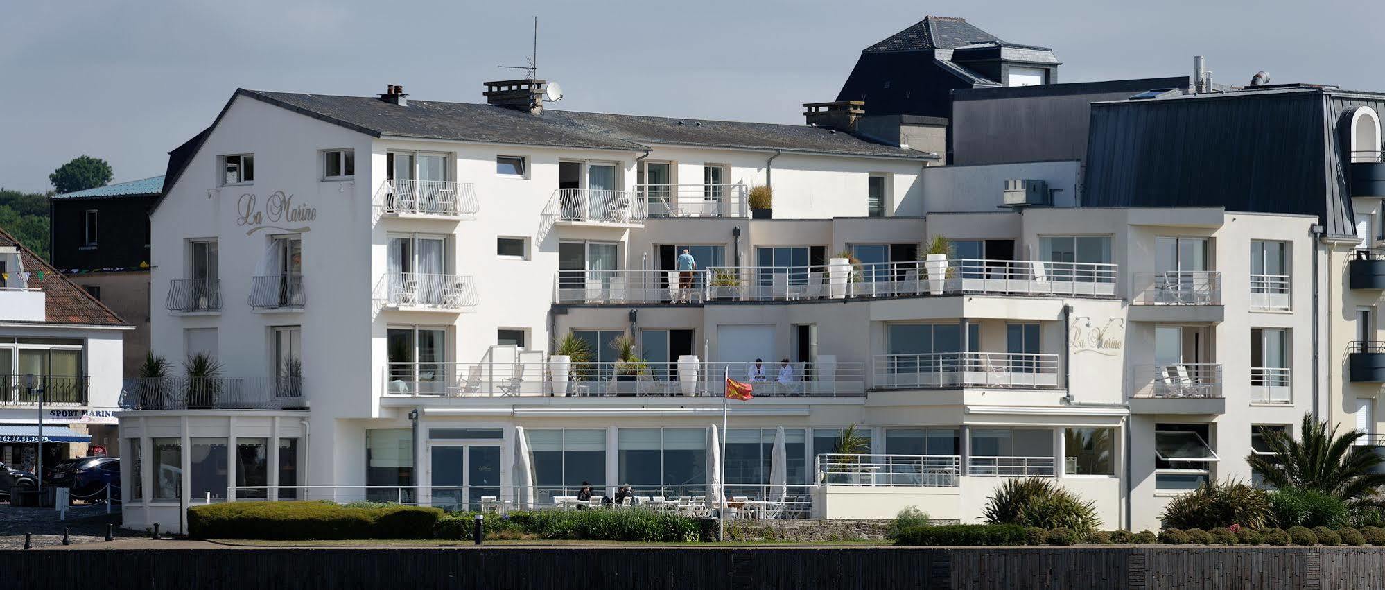 Hotel La Marine Barneville-Carteret Exterior foto